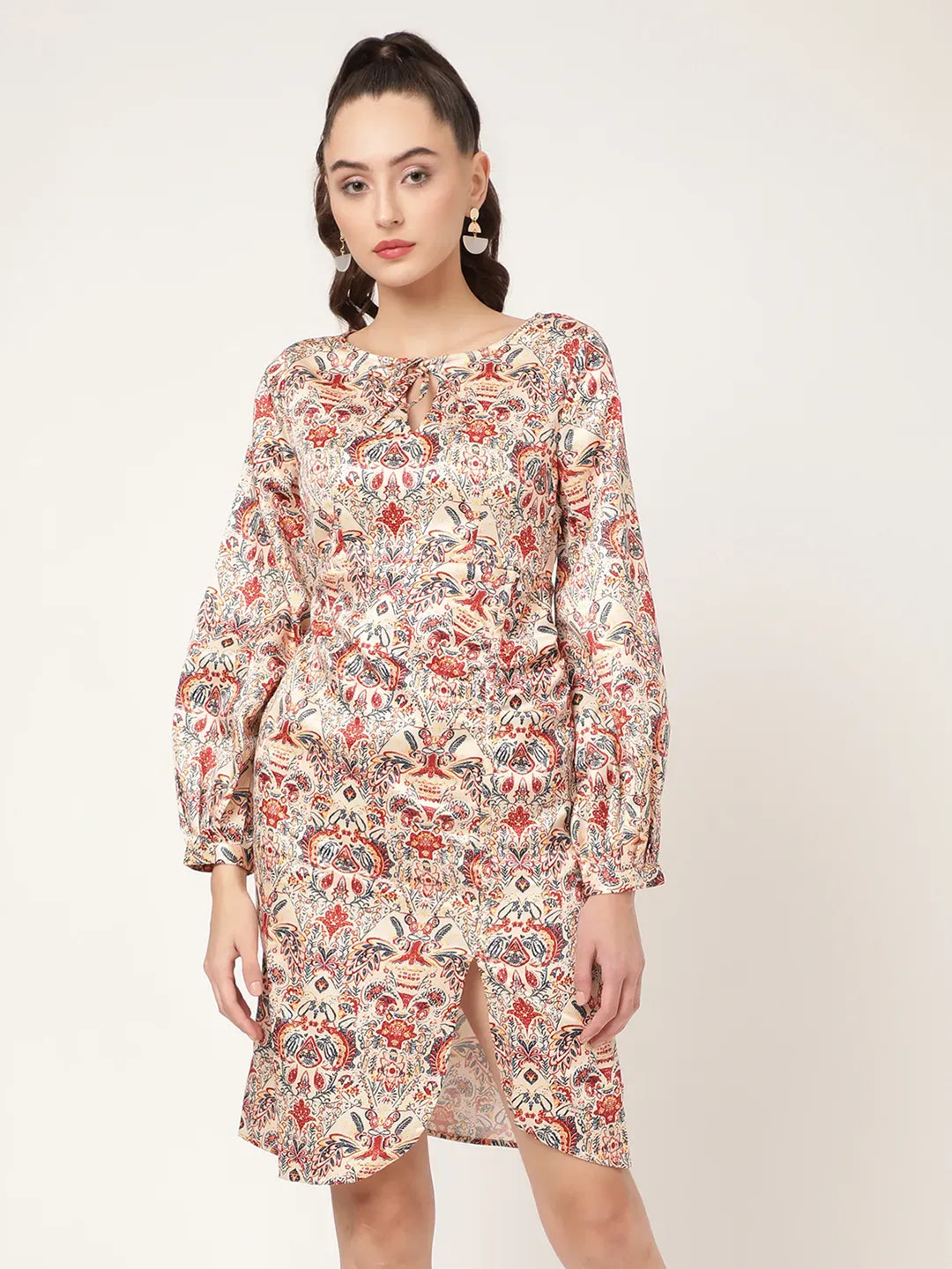 Elle Women Beige Dress