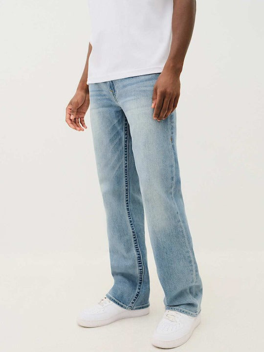 True Religion Men SN Billy Bootcut Fit Medium Wash No Flap Jeans