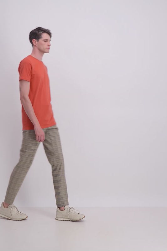 Lindbergh Men Solid Round Neck Tshirt