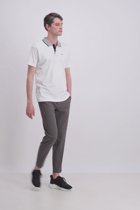 Lindbergh Men Slim Fit Solid Trouser