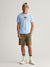 Gant Boys Olive Solid Mid-rise Regular Fit Chino Shorts