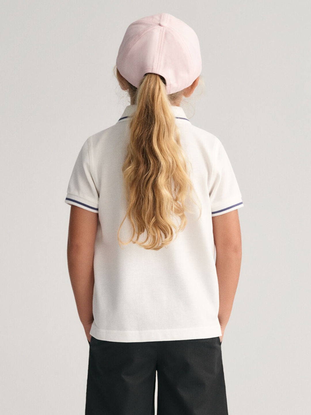 Gant Kids White Fashion Regular Fit Polo T-Shirt