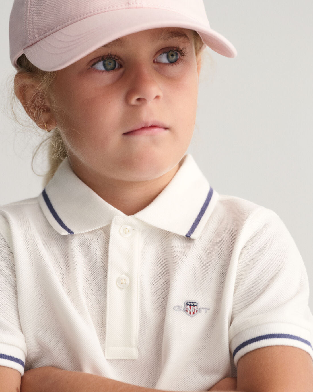Gant Kids White Fashion Regular Fit Polo T-Shirt