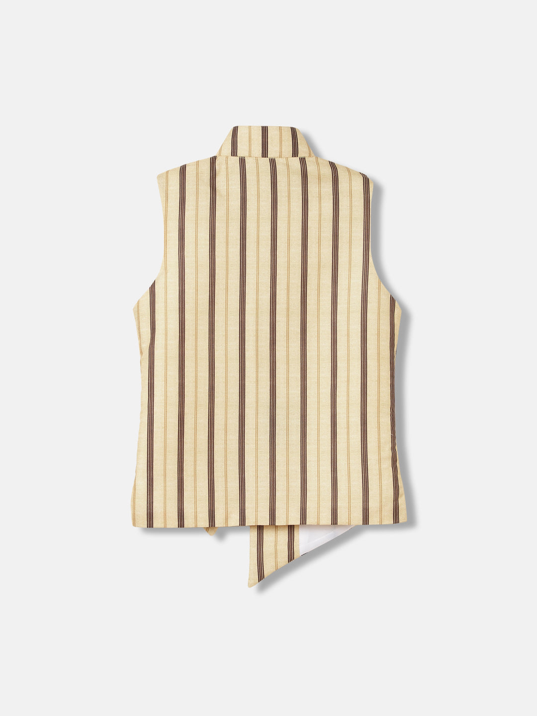 Blue Giraffe Boys Printed Full Sleeves Mandarin Collar Bandi Set