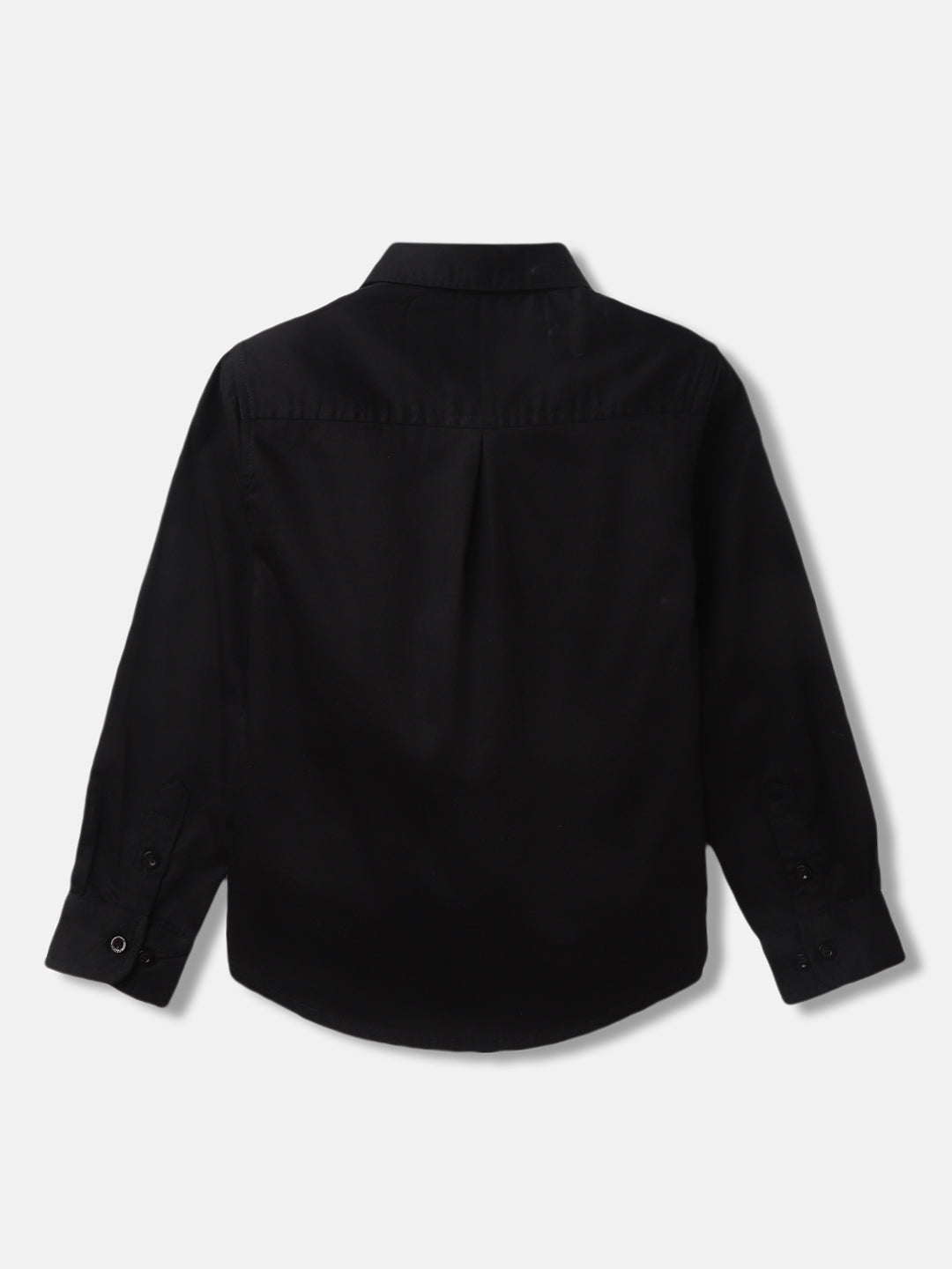 Blue Giraffe Kids Black Fashion Regular Fit Shirt