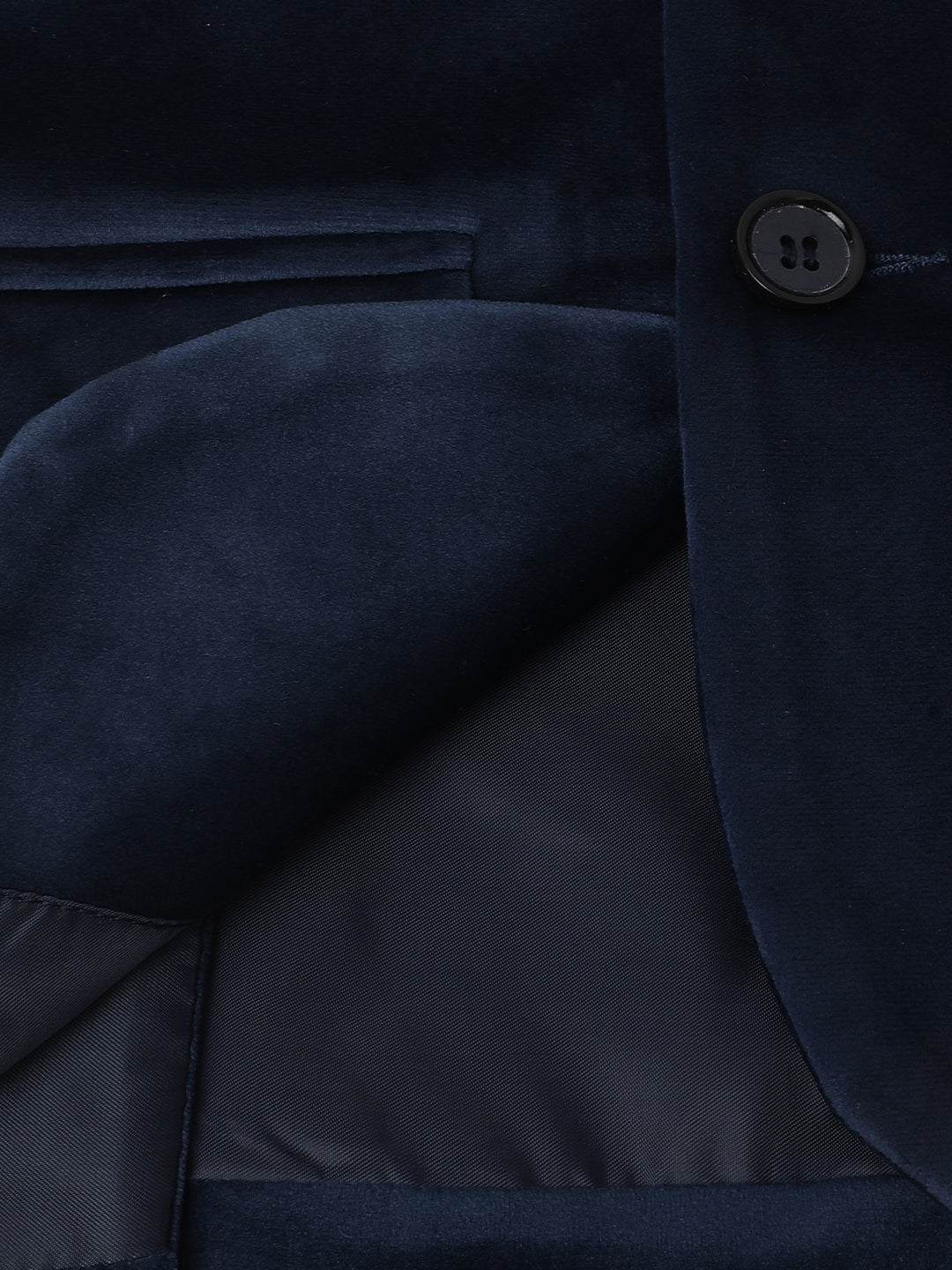 Blue Giraffe Boys Solid Full Sleeves Notched Lapel Blazer