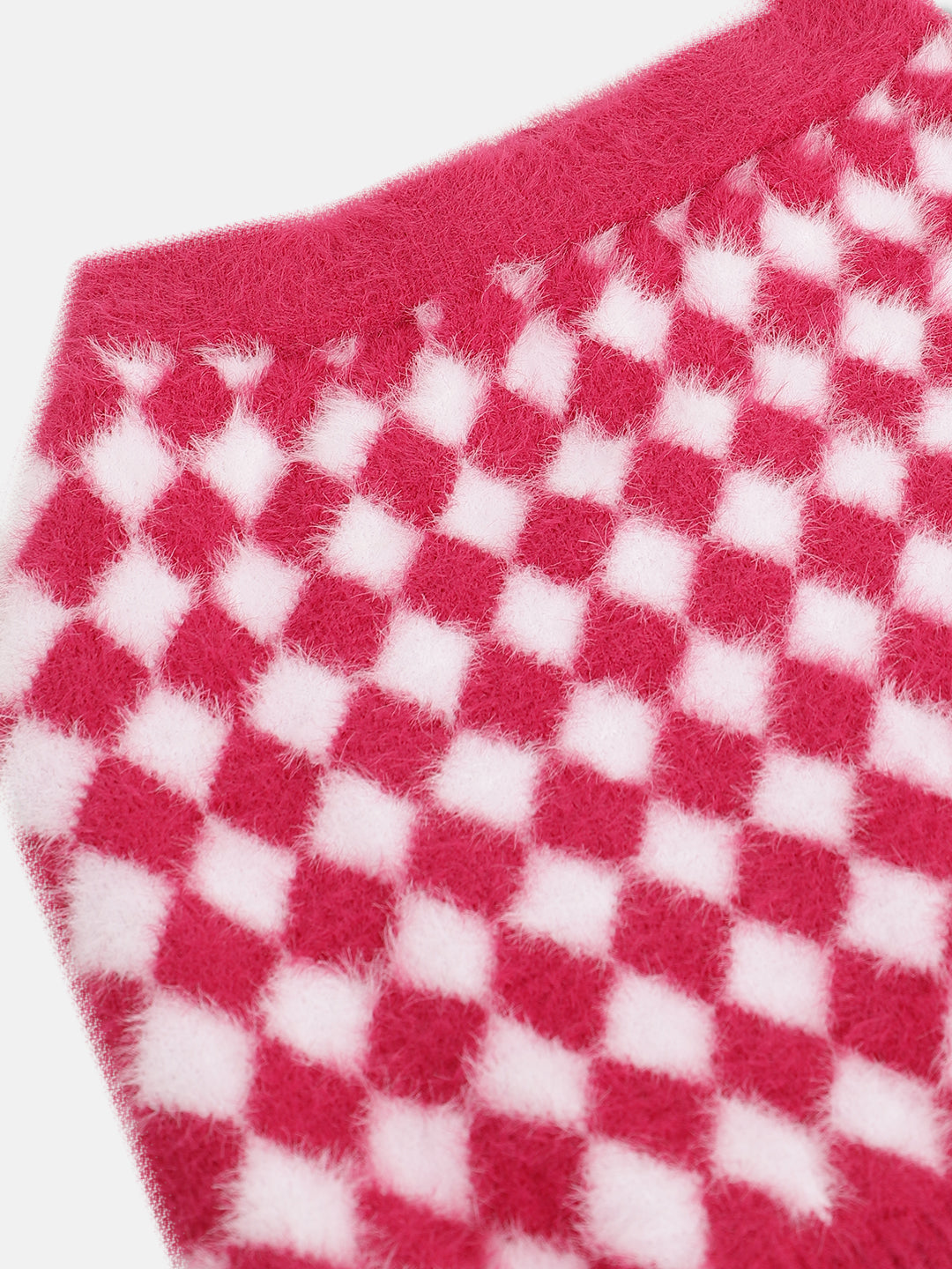 Elle Girls Printed Straight Fit Skirt