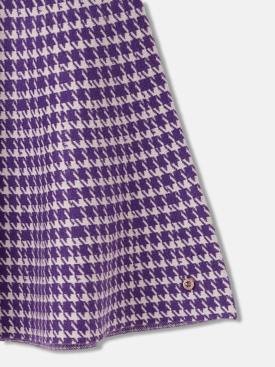 Elle Girls Printed Fit and Flare Skirt