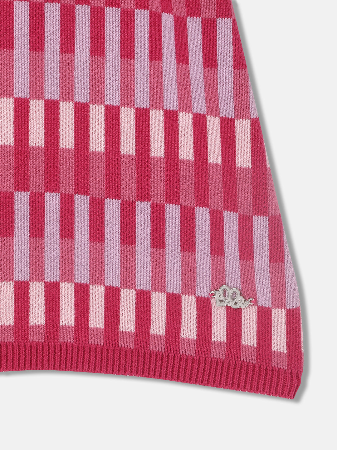 Elle Girls Printed Full Sleeves Turtle Neck Dress