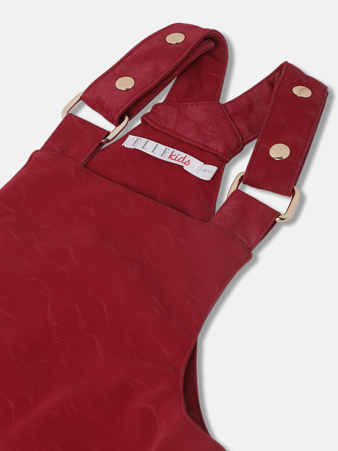 Elle Girls Solid Sleeveless Shoulder Straps Dress