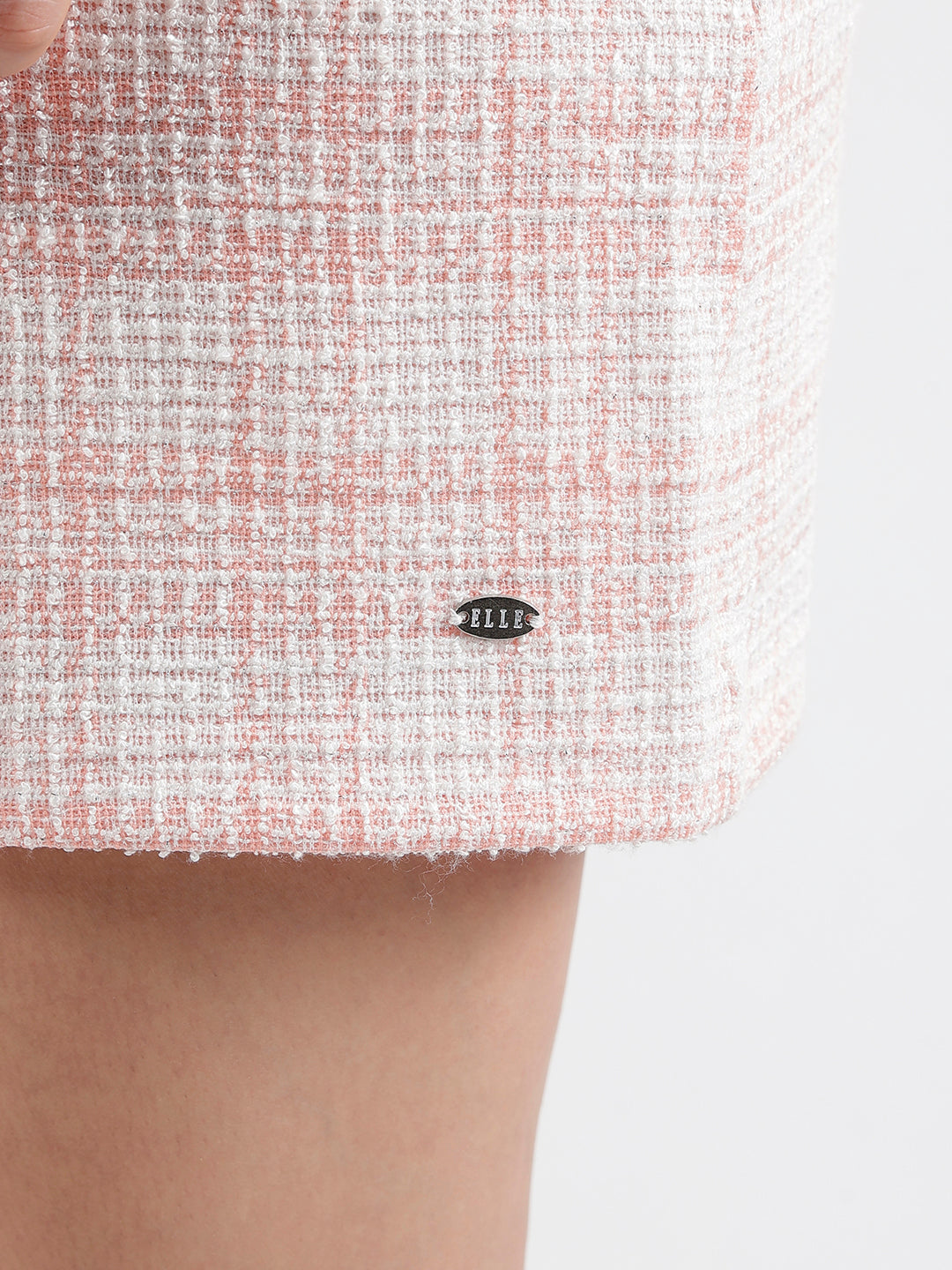 Elle Women Solid 3/4 Sleeves Round Neck Dress