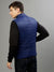 Iconic Men Solid Stand Collar Sleeveless Jacket