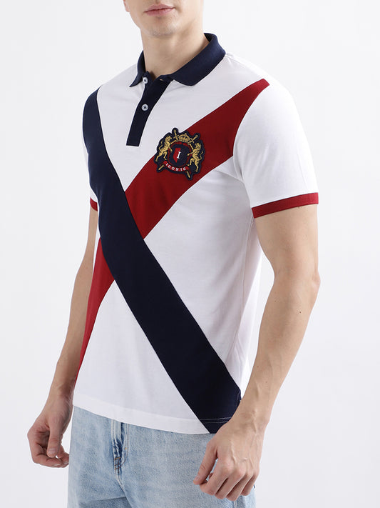 Iconic Multi Fashion Regular Fit Polo T-Shirt