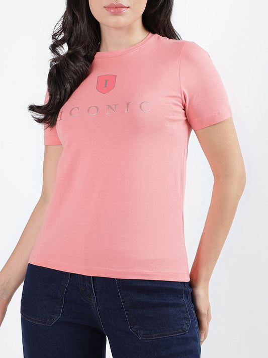 Iconic Coral Fashion Regular Fit T-Shirt