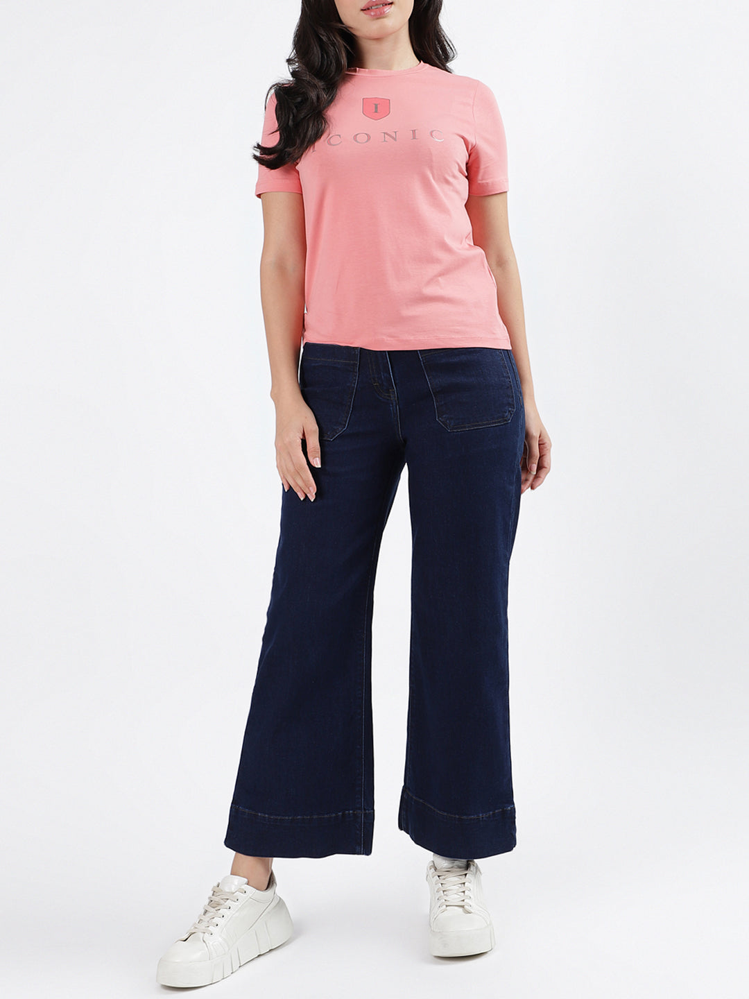 Iconic Coral Fashion Regular Fit T-Shirt