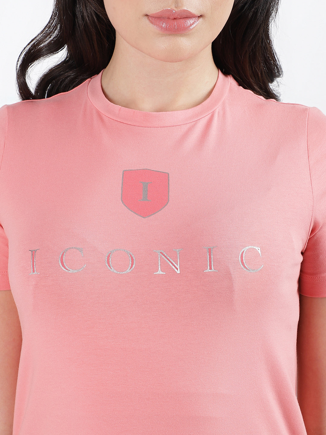 Iconic Coral Fashion Regular Fit T-Shirt