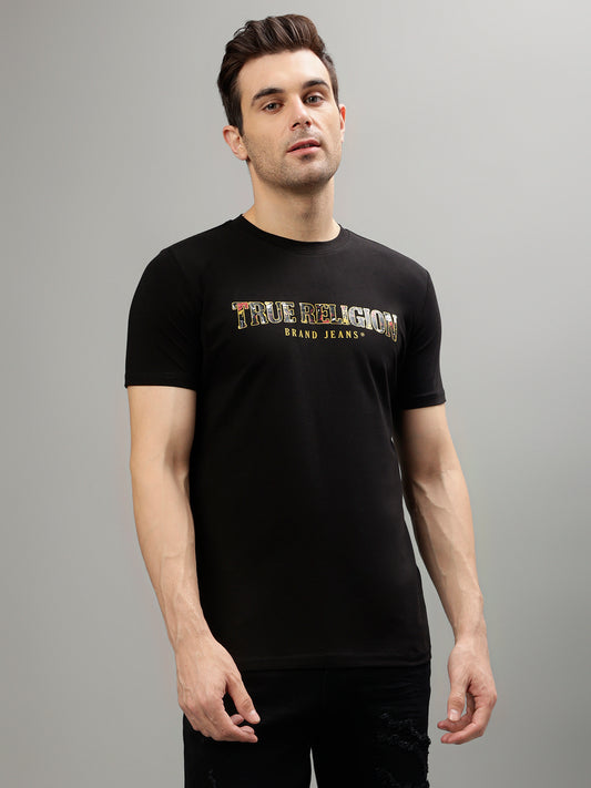 True Religion Black Fashion Regular fit T-Shirts