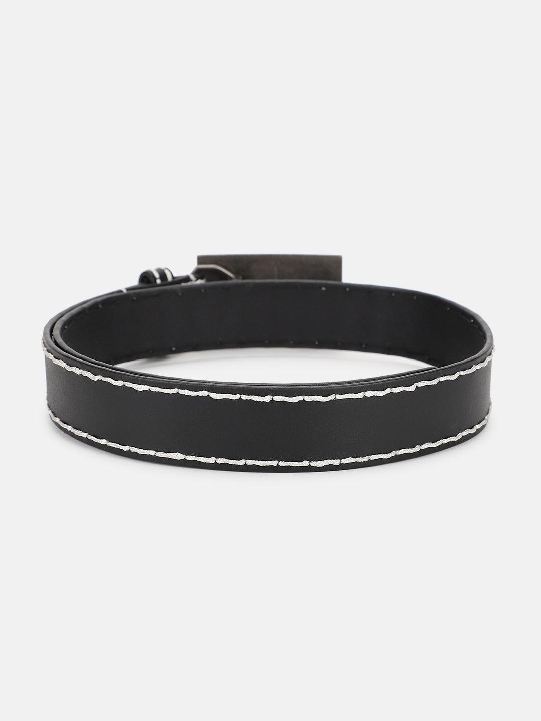 True Religion Men Black Solid Belt