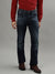 Iconic Men Blue Solid Mid-Rise Bootcut Jeans