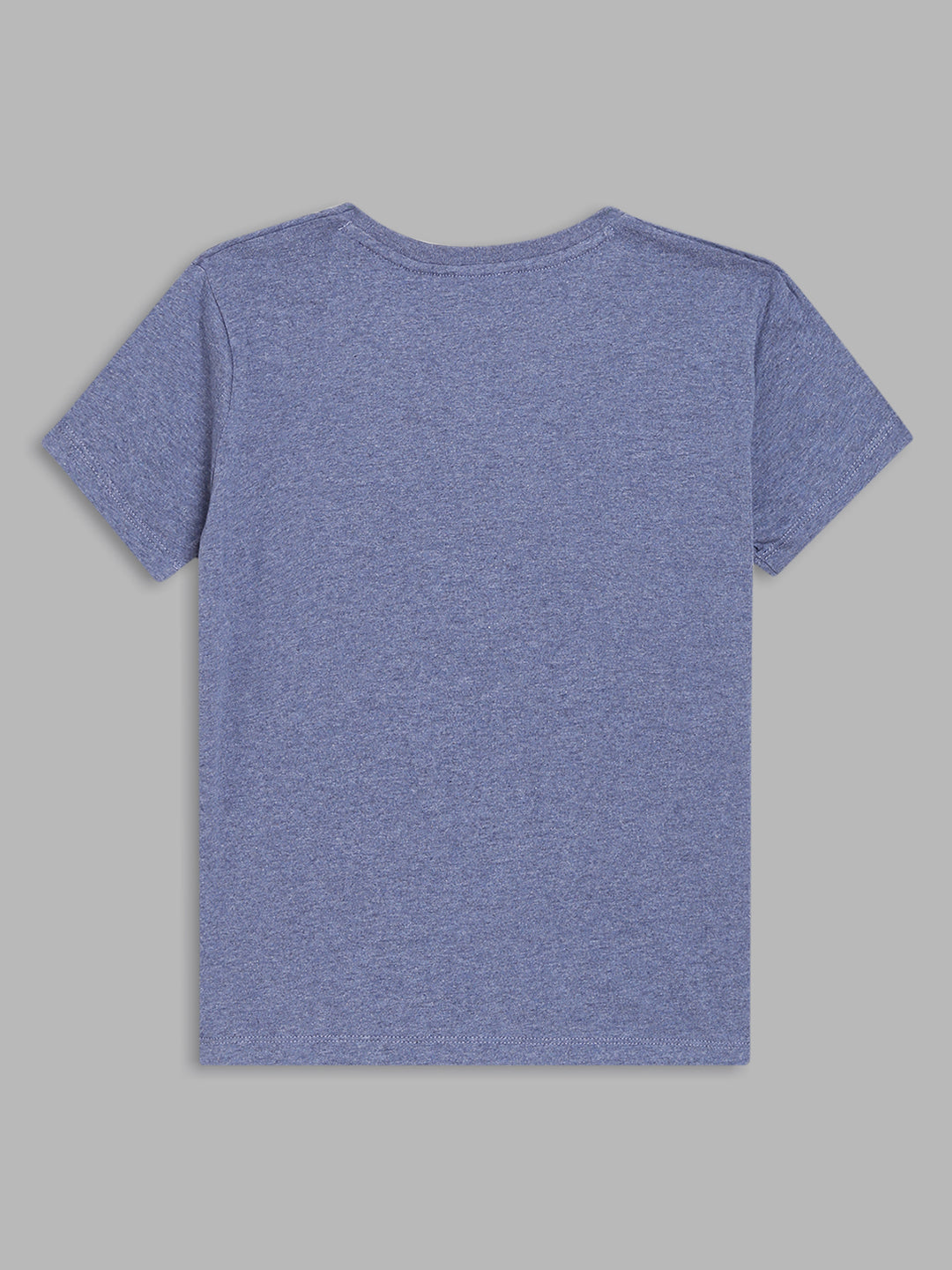 Gant Boys Blue Brand Logo Printed Cotton T-shirt