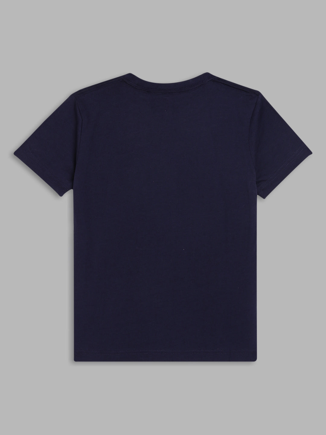 Gant Boys Navy Blue Brand Logo Printed Cotton T-shirt