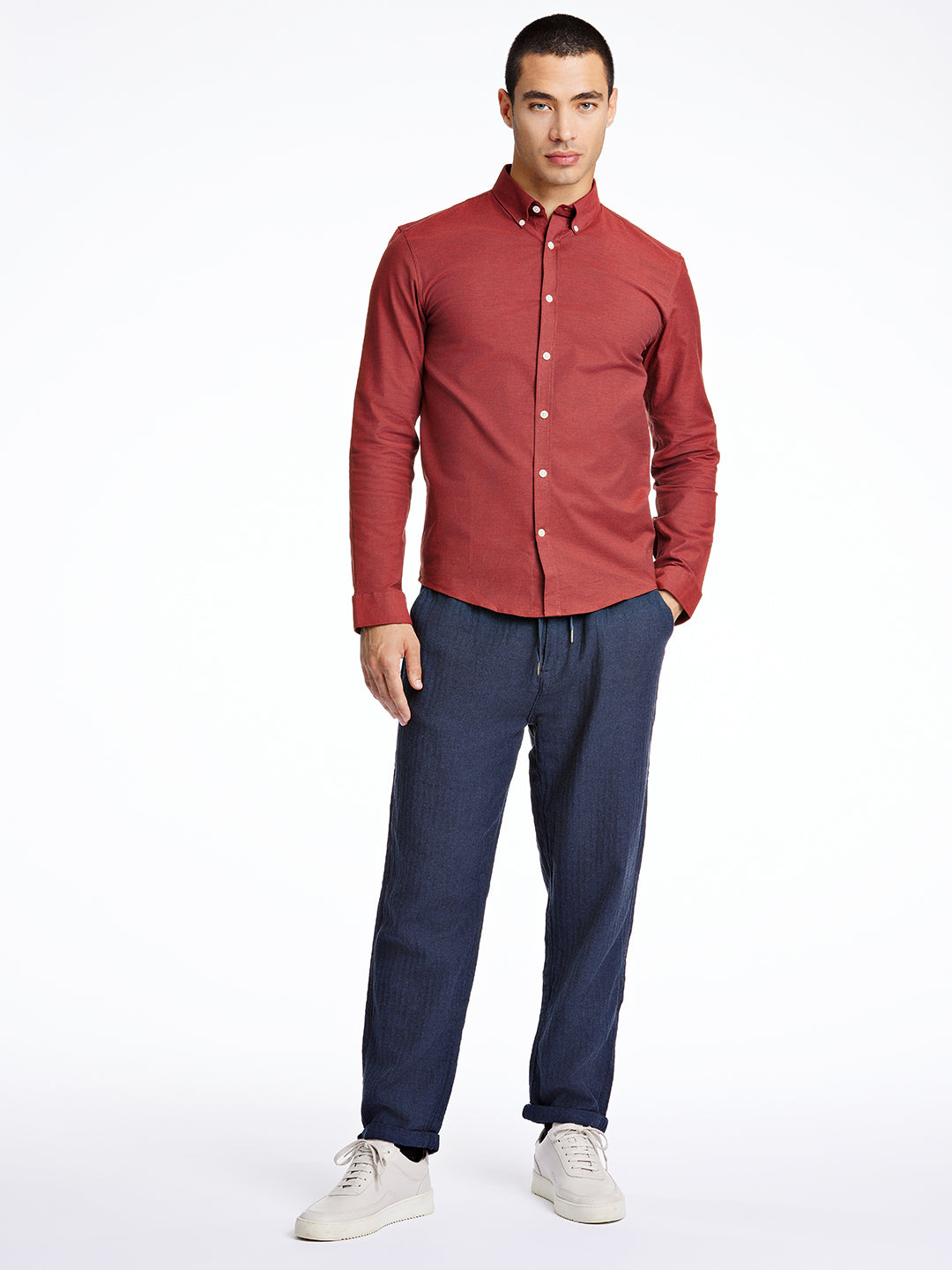 Lindbergh Red Slim Fit Shirt