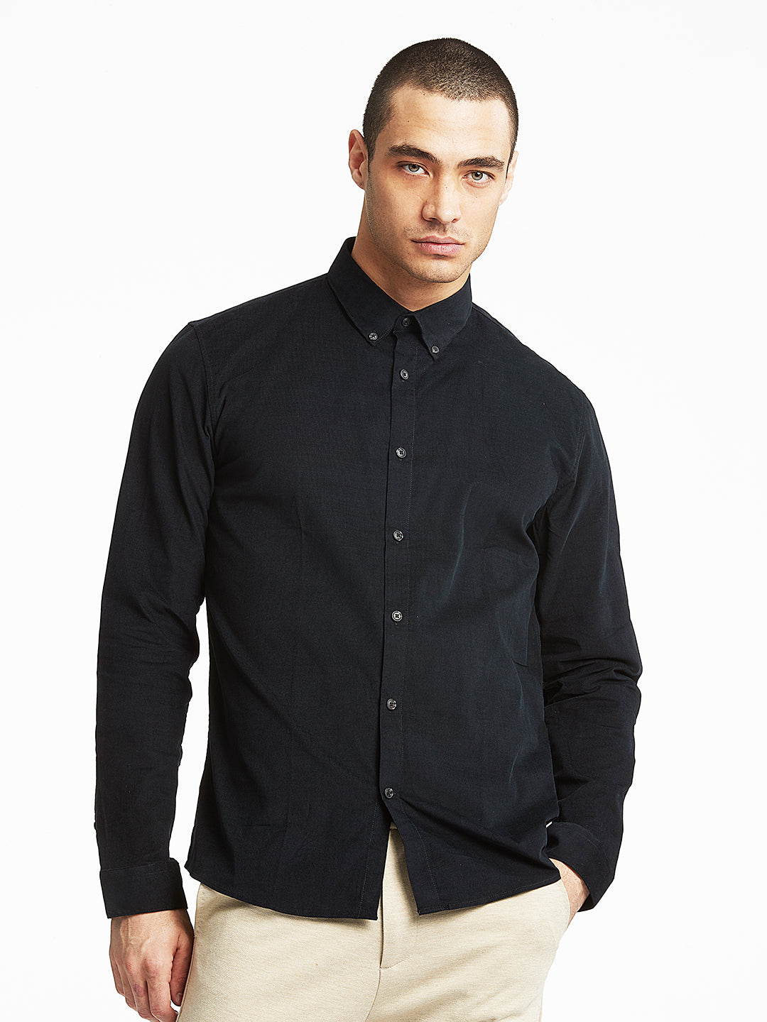 Lindbergh Black Slim Fit Shirt