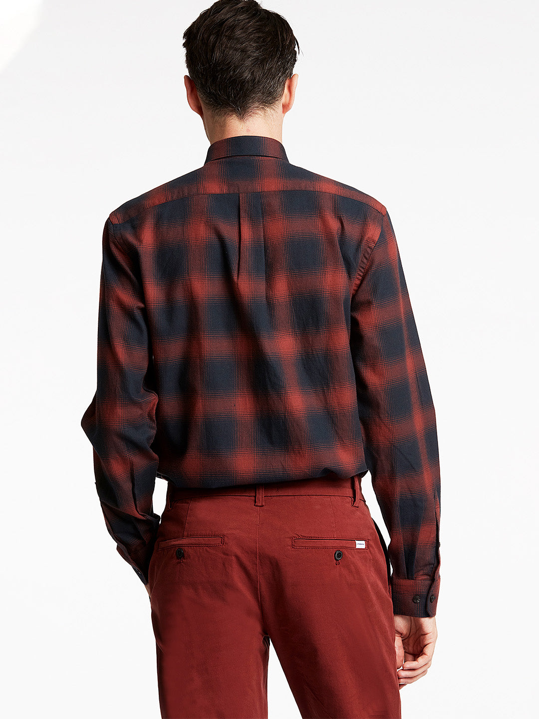 Lindbergh Red Checked Relaxed Fit Shirt