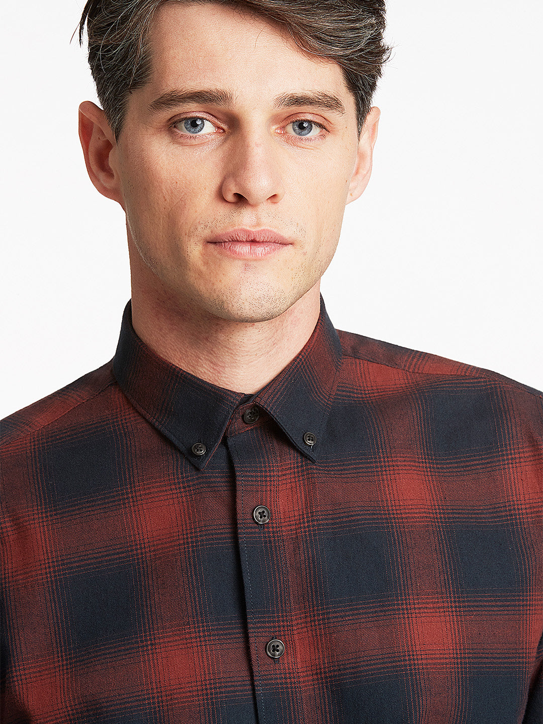 Lindbergh Red Checked Relaxed Fit Shirt