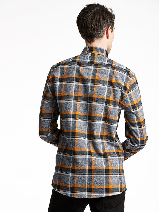 Lindbergh Black Checked Slim Fit Shirt
