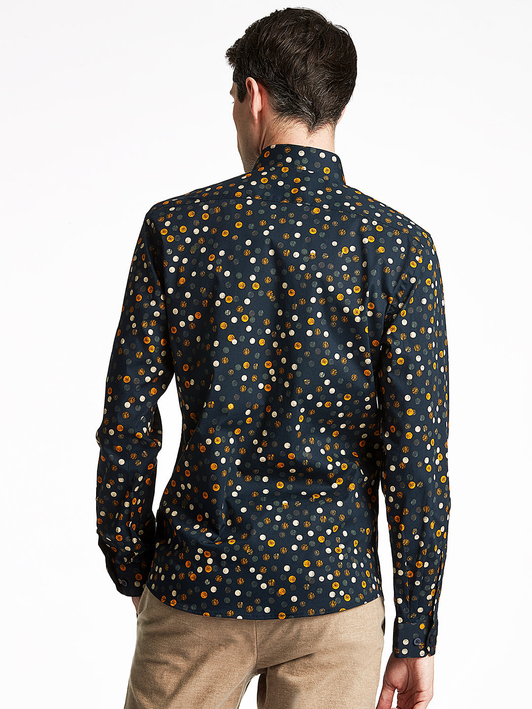 Lindbergh Black Printed Slim Fit Shirt