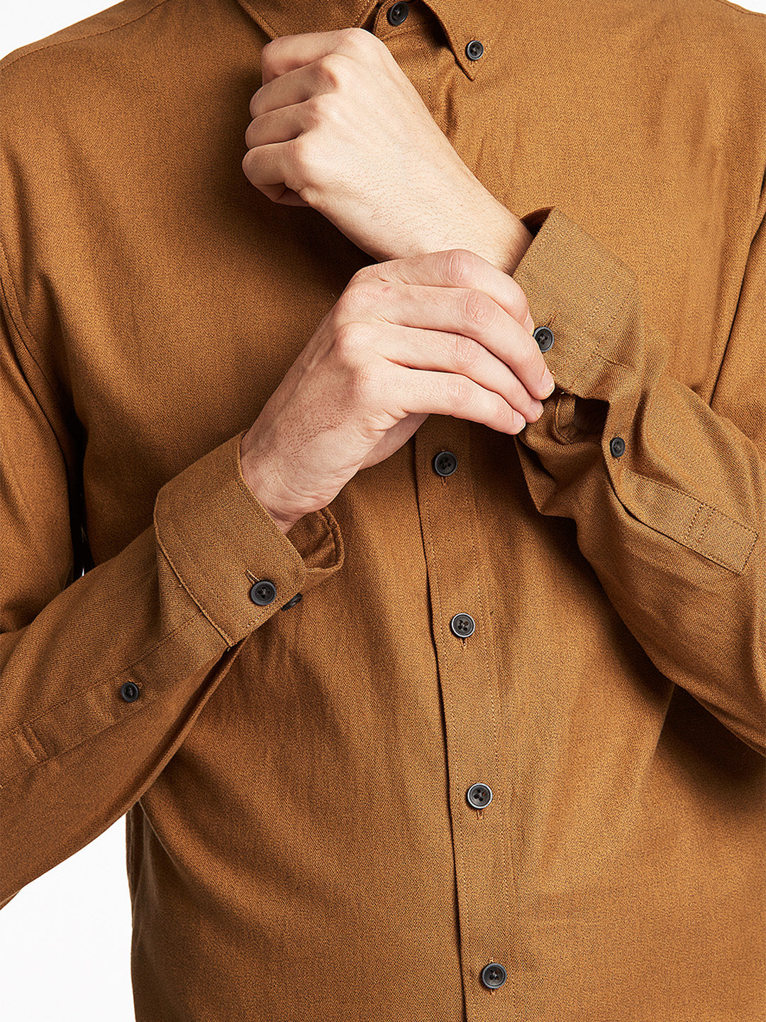 Lindbergh Brown Slim Fit Shirt