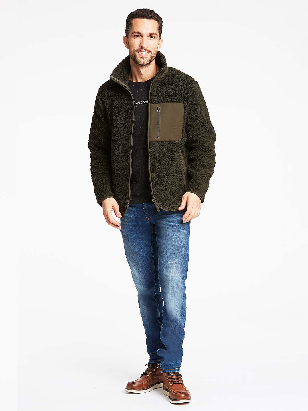 Lindbergh Men Blue Solid Jacket