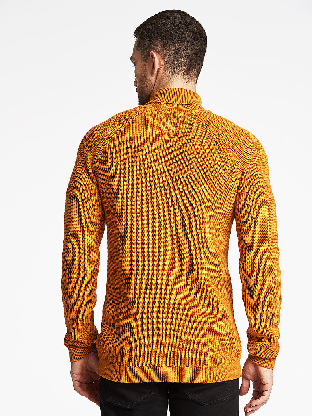 Lindbergh Men Brown Solid Sweater