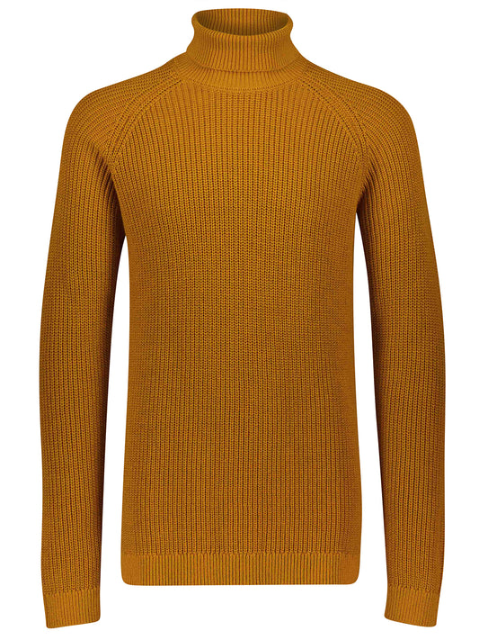Lindbergh Men Brown Solid Sweater