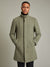 Matinique Men Green Solid Overcoat