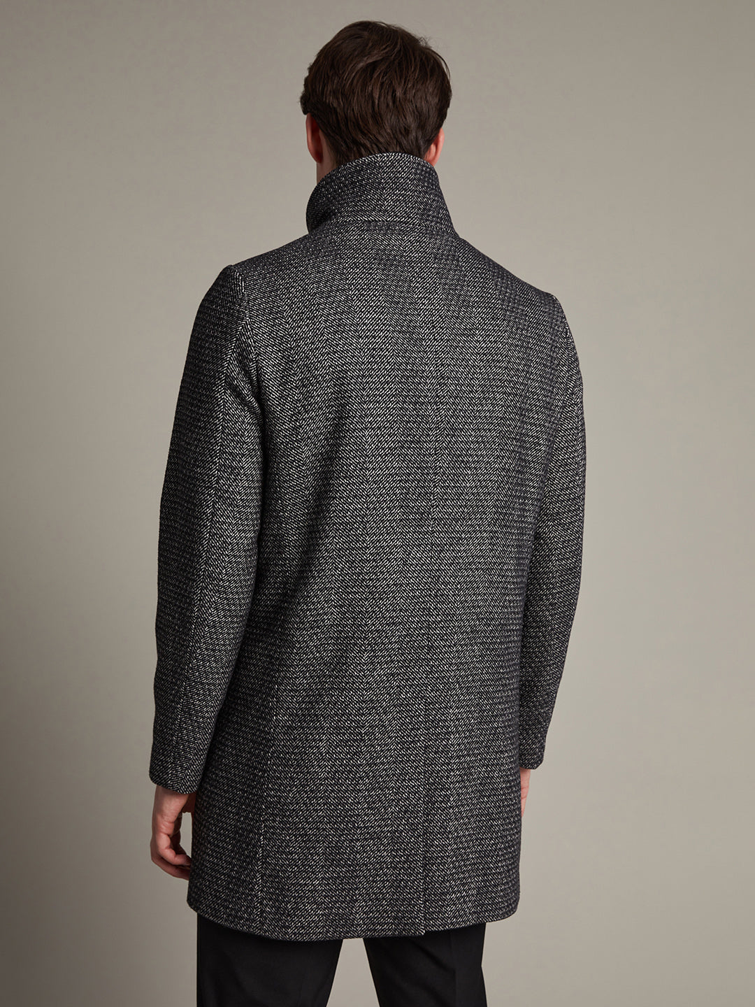 Matinique Men Grey Solid Overcoat