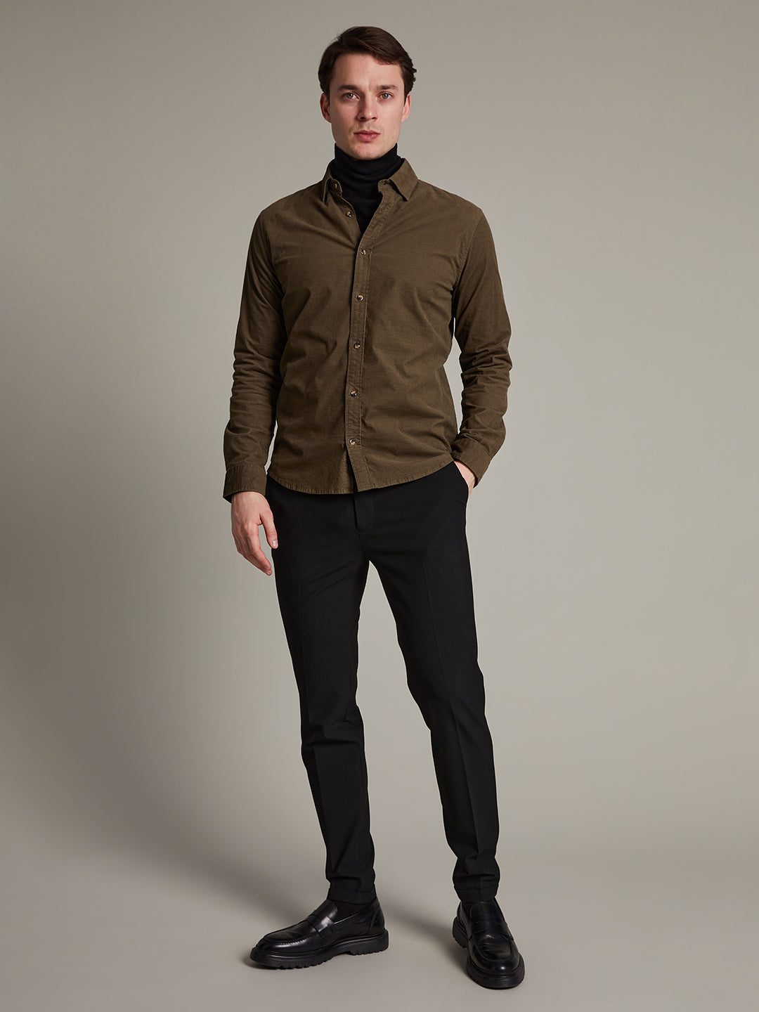 Matinique Olive Regular Fit Shirt