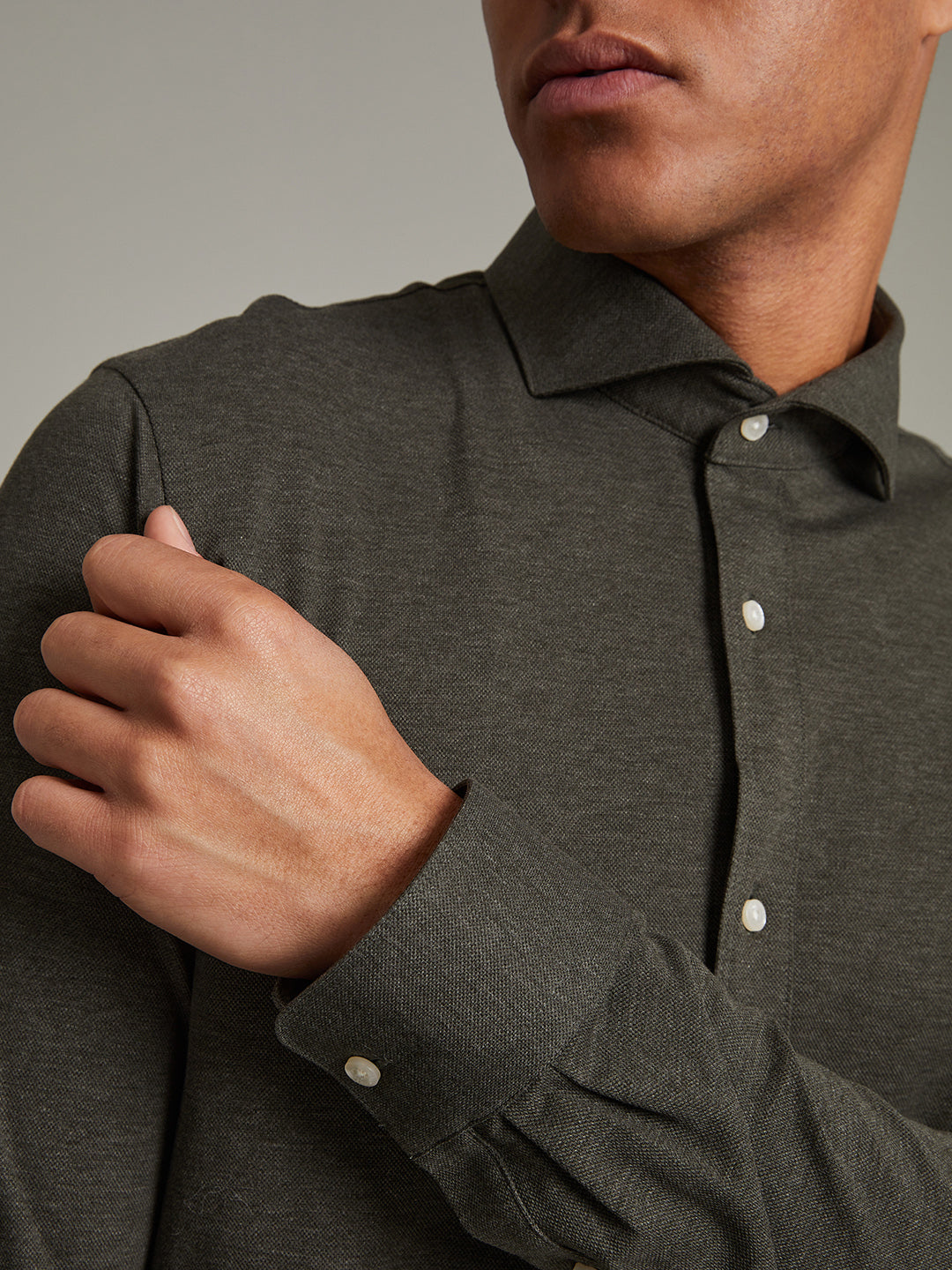 Matinique Olive Regular Fit Shirt