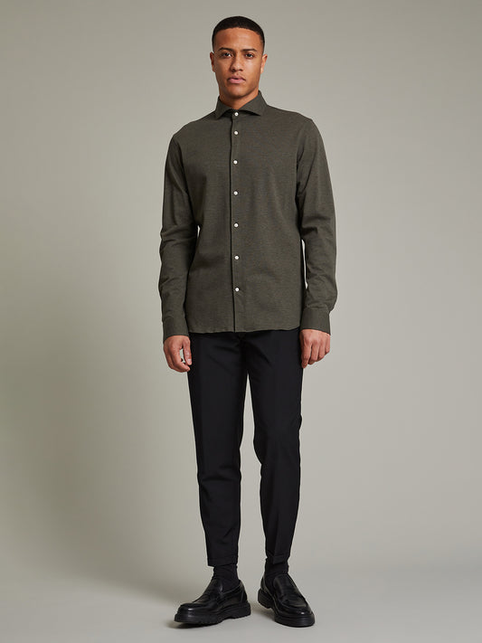 Matinique Olive Regular Fit Shirt