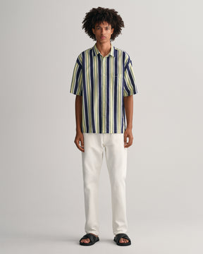 Gant Men Blue Classic Striped Casual Shirt