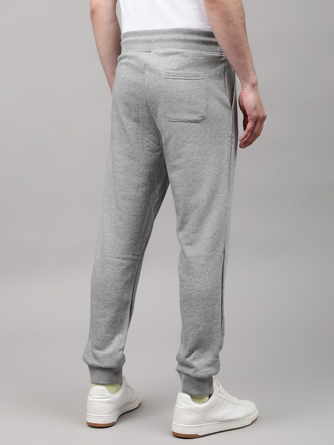 Gant Men Grey Solid Cotton Joggers