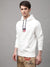 Gant Men White Printed Hooded Sweatshirt