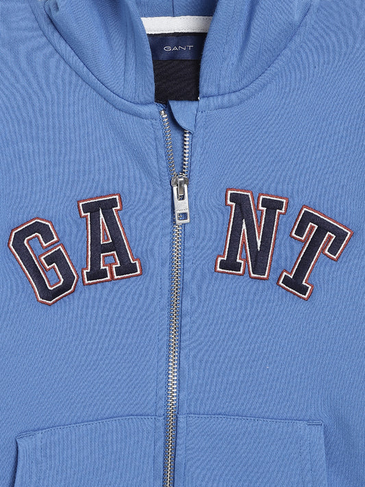 Gant Boys Typography Printed Hooded Pullover Sweatshirt