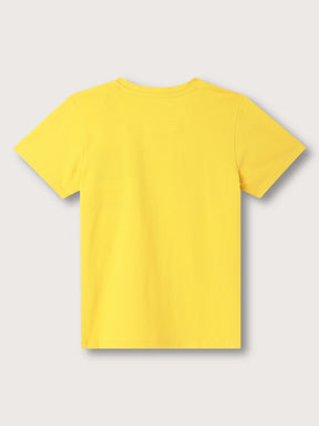 True Religion Kids Yellow Regular Fit T-Shirt