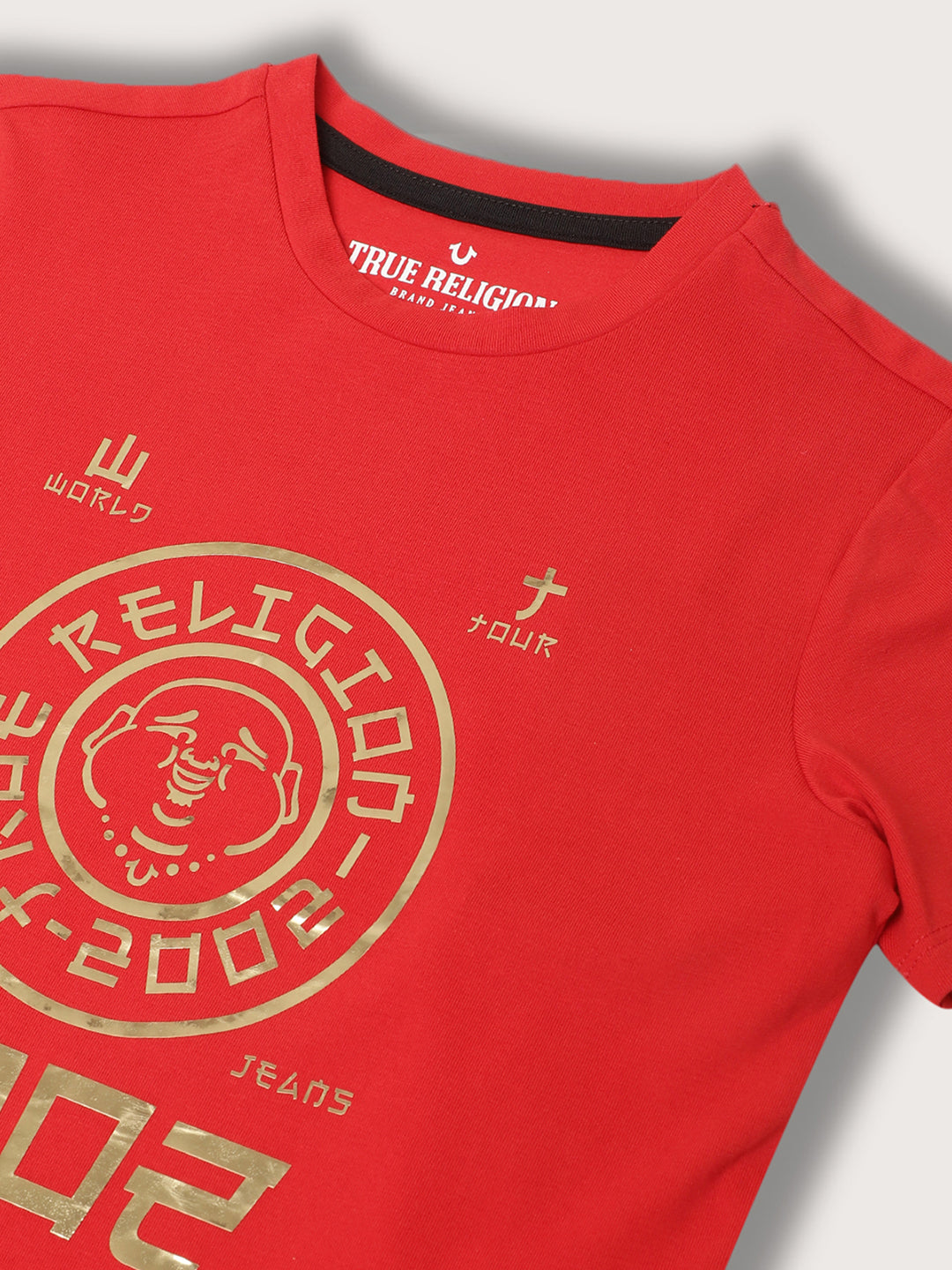 True Religion Kids Red Regular Fit T-Shirt