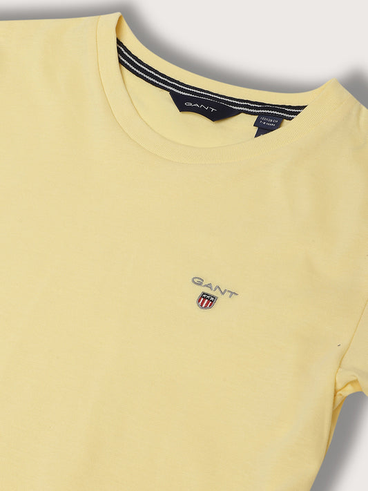 Gant Kids Yellow Regular Fit T-Shirt