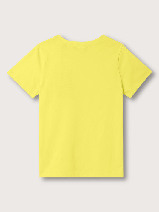 Gant Kids Yellow Logo Regular Fit T-Shirt
