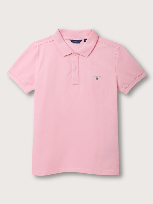 Gant Kids Pink Regular Fit Polo T-Shirt