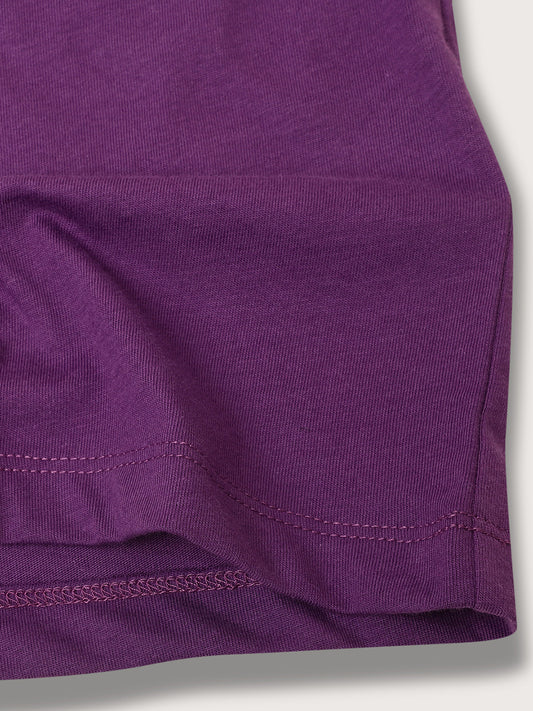 Gant Kids Purple Logo Regular Fit T-Shirt